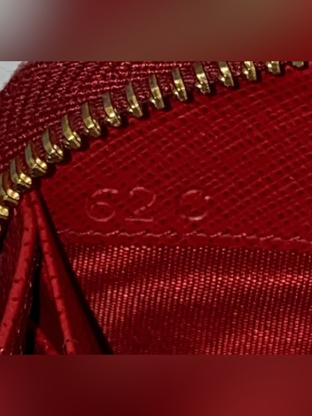 Prada Saffiano Wallet Red - Picture 8 of 9